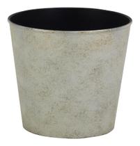 Planter Cheung's Modern Round 16,5 cm, creme, afunilado