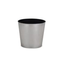 Planter Cheung's PP-103SV de 6,5" de plástico prateado redondo Planter Cheung's PP-103SV de 6,5" de plástico prateado redondo