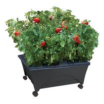 Planter Emsco Group City Picker Raised Bed Grow Box Mobile Planter Emsco Group City Picker Raised Bed Grow Box Mobile