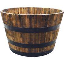 Planter REAL WOOD PRODUCTS G3056 Meio barril de uísque