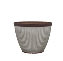 Planter Southern Patio 10 Westlake Indoor/Outdoor Silver