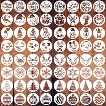 Plantillas Navideñas Reutilizables Doflyok de 64 Piezas 7.5x7.5 cm Plantillas Navideñas Reutilizables Doflyok de 64 Piezas 7.5x7.5 cm