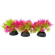Plantinha Artificial decoração mini planta para aquário - Acquapex