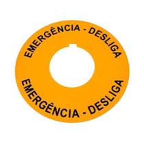 Plaqueta de Emergência Para Botão Amarelo Weg