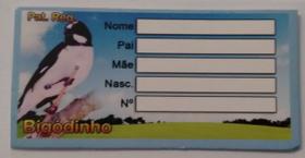 Plaqueta de Identificação - Bigodinho Plaqueta de Identificação - Bigodinho