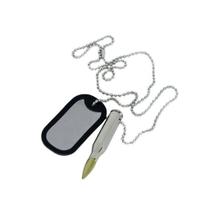 Plaqueta de Identificação com Projétil Bélica Plaqueta de Identificação com Projétil Bélica