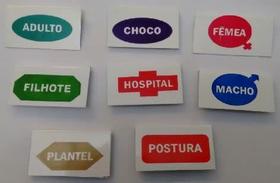 Plaqueta de Identificação de Alumínio - Com Fator
