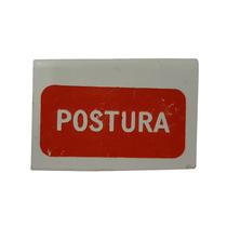 Plaqueta de Identificação de Alumínio - Postura Plaqueta de Identificação de Alumínio - Postura