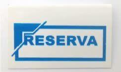 Plaqueta de Identificação de Alumínio - Reserva Plaqueta de Identificação de Alumínio - Reserva