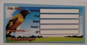 Plaqueta de Identificação - Pintassilgo