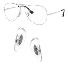 Plaqueta Para Óculos Aviador Garra Consertos Prata 02 Pares