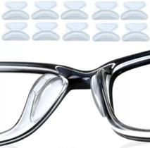 Plaqueta Silicone Acetato Óculos Preta Lua 3,5mm