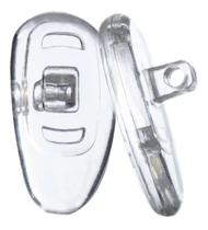 Plaqueta Silicone Óculos 100+100 Parafusos 210 Transp 12mm