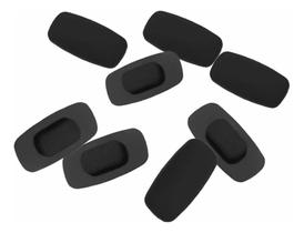 Plaquetas Silicone Consertos Óculos Preta Branca 20 Pares