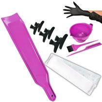Plaquete Lisa para Mechas Luzes e Reflexo + Kit Tintura