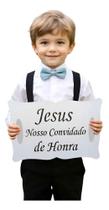 Plaquinha Casamento Entrada Jesus Nosso Convidado De Honra Plaquinha Casamento Entrada Jesus Nosso Convidado De Honra