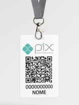 Plaquinha Pix Crachá Personalizado