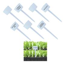 Plaquinha Placa De Identificação De Plantas E16 250 Unidades - - Branca Plaquinha Placa De Identificação De Plantas E16 250 Unidades - - Branca