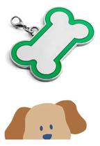 Plaquinha Tag de Identificação Personalizada para Cachorros e Gatos