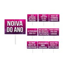 Plaquinhas para Despedida de Solteira - FestaChic