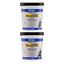 Plasteel Massa 4:1 Solda a Frio 450 g Quimatic Tapmatic Plasteel Massa 4:1 Solda a Frio 450 g Quimatic Tapmatic