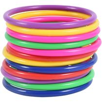 Plastic Ring Toss Game OBTANIM 12 unidades de 12 cm multicolorido Plastic Ring Toss Game OBTANIM 12 unidades de 12 cm multicolorido