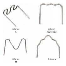 Plastic Welder Staples Warm Smooth Wave Stainless Steel