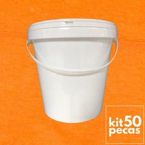 plastica 3.6L com tampa 50 Pçs - Nastripack