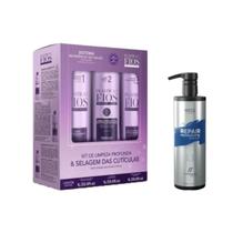 Plástica dos Fios Kit 3x1L + Wess Repair Shampoo 500ml