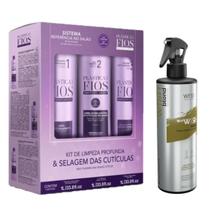 Plástica dos Fios Kit 3x1L + Wess We Wish Blond 500ml