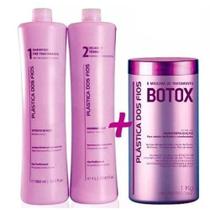 Plastica Dos Fios Kit Escova Progressiva + Botox Control 1 Kg