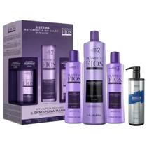 Plástica dos Fios Kit Sh+Mask+Selagem+Wess NanoPasso 2-500ml