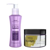 Plástica dos Fios Leave-in 110ml + Wess Blond Mask 200ml