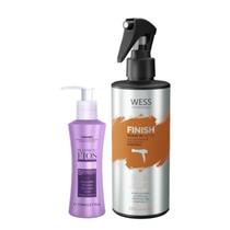 Plástica dos Fios Leave-in 110ml + Wess FinishProtector250ml