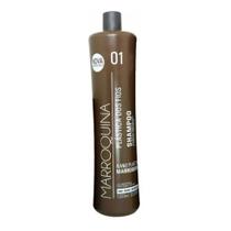 Plastica Dos Fios Marroquina Shampoo Anti-resíduos Passo 1