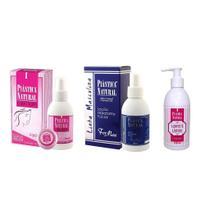Plástica Natural Eloisa Medina Rejuvenescedor Facial 120ml + Loção Masculina 120ml + Sabonete Líquido com Colágeno 180ml