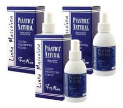 Plastica Natural Eloisa Medina Rejuvenescedor Facial For Man 120ml kit c/3