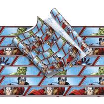 Plástico Adesivo 45CM X 10M Avengers Rolo