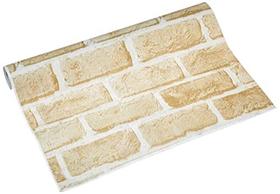 Plastico Adesivo 45Cmx10M Fantasia Tijolo 01 0,80