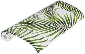 Plastico Adesivo 45Cmx10M Floral Folhagem Plastico Adesivo 45Cmx10M Floral Folhagem