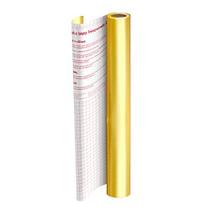 Plastico Adesivo 45Cmx10M Metalico Dourado Pp 0,08