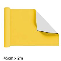 Plástico Adesivo Amarelo 2m x 45cm - GekkoFix