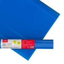 Plástico Adesivo Azul 0.08mm PVC 45cm x 10m Keep - EI160 Plástico Adesivo Azul 0.08mm PVC 45cm x 10m Keep - EI160