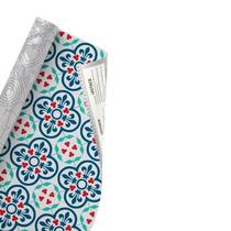 Plástico Adesivo Azulejo 04 1 Metro - Leotack Plástico Adesivo Azulejo 04 1 Metro - Leotack