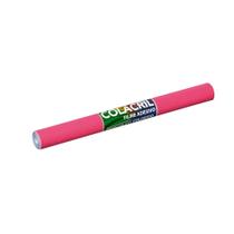 Plástico Adesivo Colacril 45cmX10m Rosa