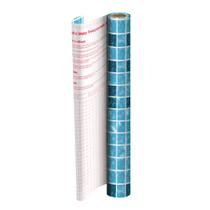Plástico Adesivo DAC Tak Ladrilho Azul - 45cm x 2 Metros Plástico Adesivo DAC Tak Ladrilho Azul - 45cm x 2 Metros
