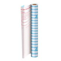 Plástico Adesivo DAC Tak Listrado Azul - 45cm x 2 Metros Plástico Adesivo DAC Tak Listrado Azul - 45cm x 2 Metros