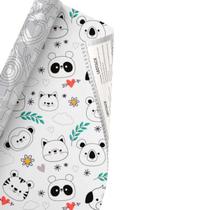 Plástico Adesivo Infantil Decorar Colorir 45CMX10M Leotack