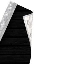 Plástico Adesivo para Decoração Leotack Ripa Madeira Preta 45CM X 5M 80MIC Rolo Leonora - 79232