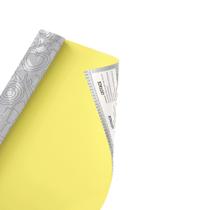 Plástico Adesivo Pastel Amarelo 1 Metro - Leotack